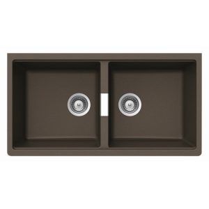 Schock Horizont N200 Stone Double Bowl Undermount Sink