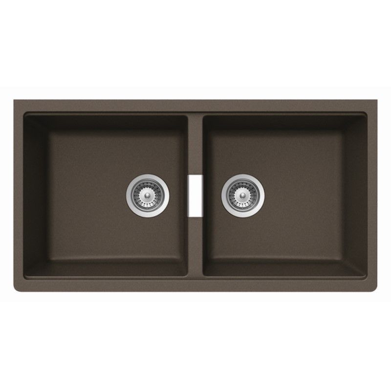 Schock Horizont N200 Stone Double Bowl Undermount Sink