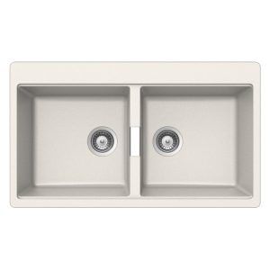Schock Horizont N200 Double Sink - White