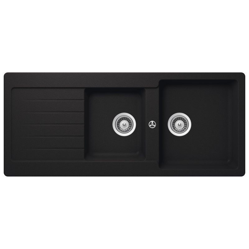 Schock Typos D200 Onyx 1 & 3/4 Bowl Sink Rhb