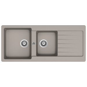 Schock Typos D200 Concrete 1 & 3/4 Bowl Sink Lhb