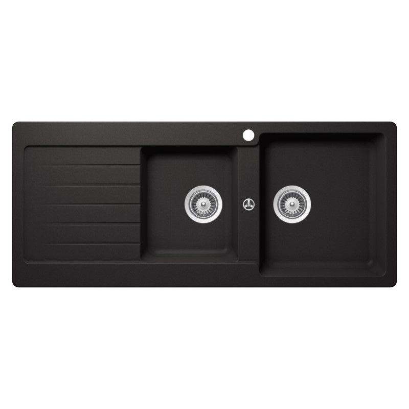 Schock Typos D200 Nero 1 & 3/4 Bowl Sink Rhb