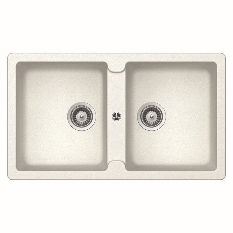 Schock Typos N200 Alpina Double Bowl Sink -  No Taphole