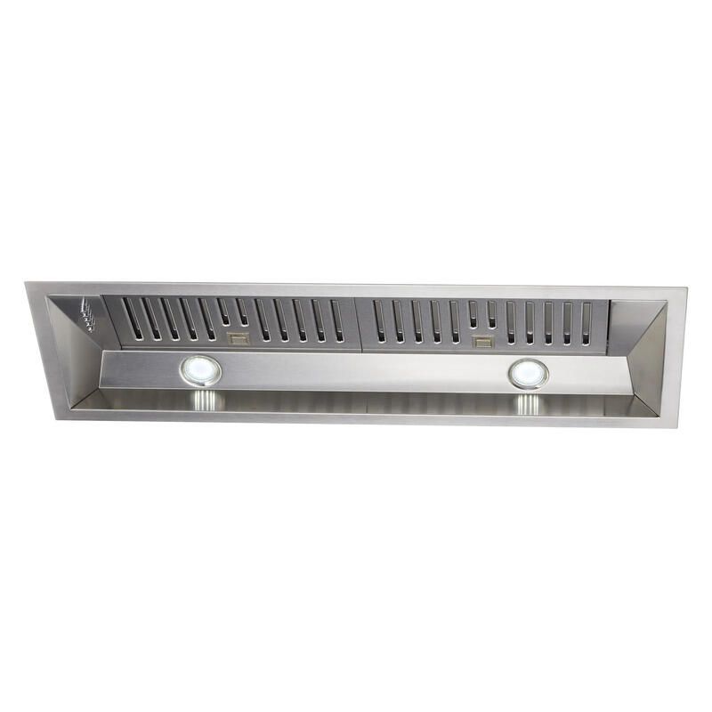 Schweigen 90cm Silent Undermount Rangehood 900 M3/hr - Silver
