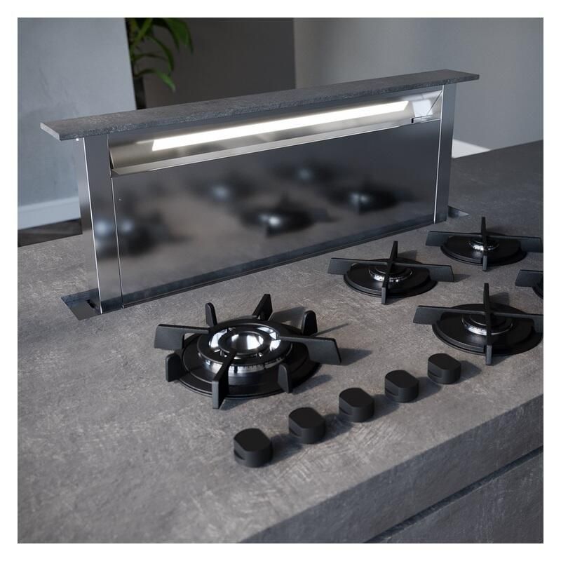 Sirius 58cm Integrated Downdraft Rangehood with Remote - Image 2