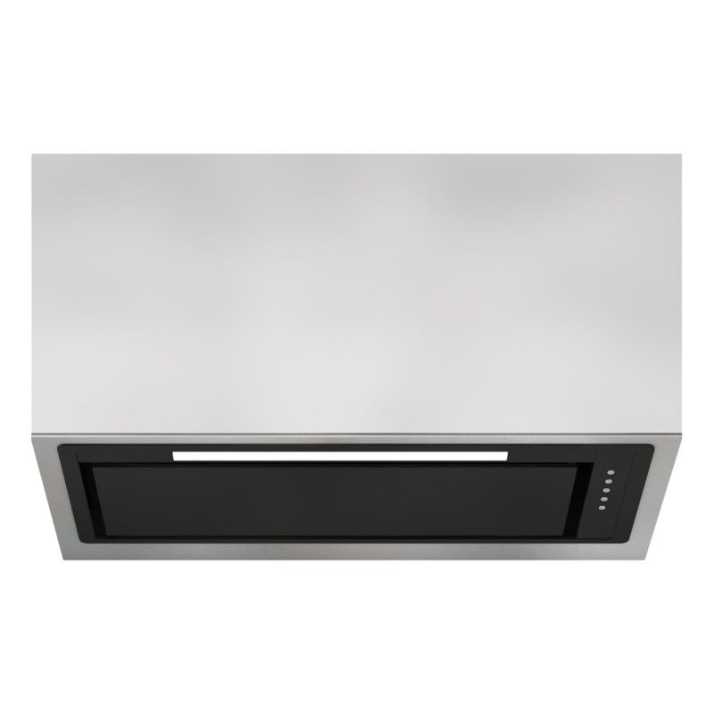 Sirius 85cm Black Glass Anti-Condensation Deep Undermount Rangehood