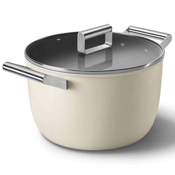 Smeg 26cm Casserole Dish - Cream
