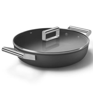Smeg 28cm Deep-Pan - Black