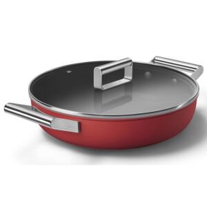 Smeg 28cm Deep-Pan - Red