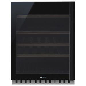 Smeg 38 Bottle Dolce Stil Novo Built - In Wine Cabinet - Black
