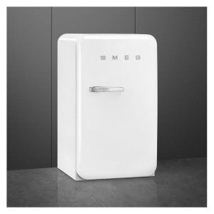 Smeg 135L 50's Style Retro Bar Fridge Right Hand Hinge - White