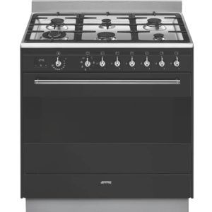 Smeg Classic 90cm Dual Fuel Freestanding Cooker - Anthracite
