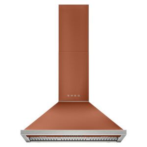 Smeg 90cm Portofino Canopy Rangehood - Amber Clay