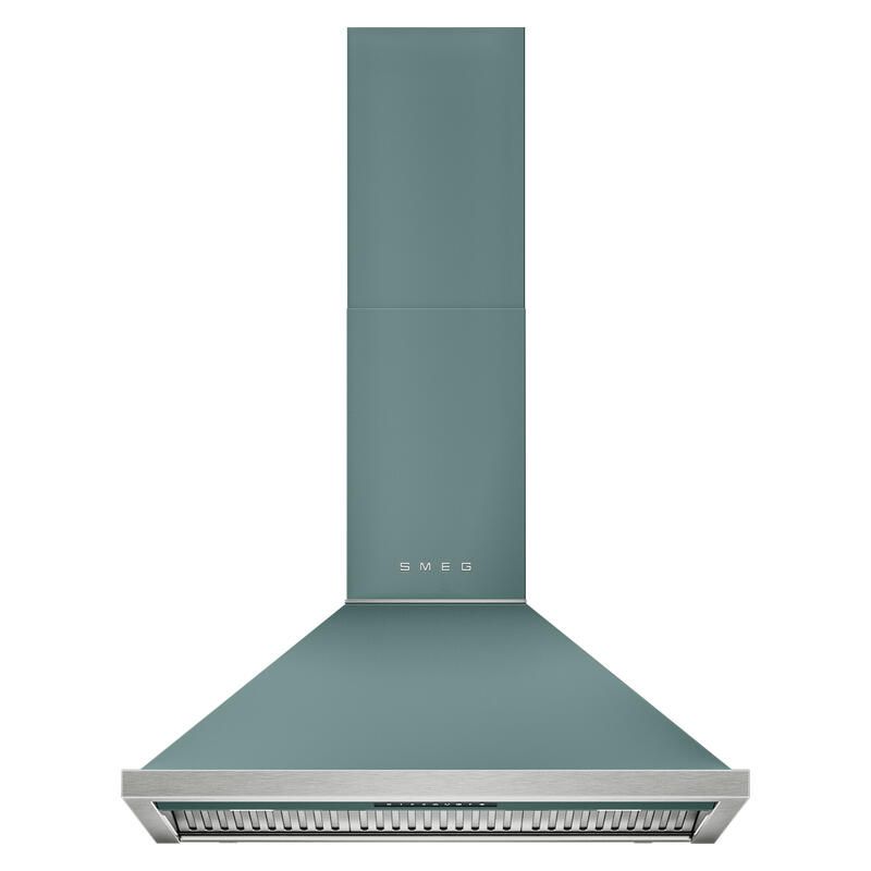 Smeg 90cm Portofino Canopy Rangehood - Emerald Green