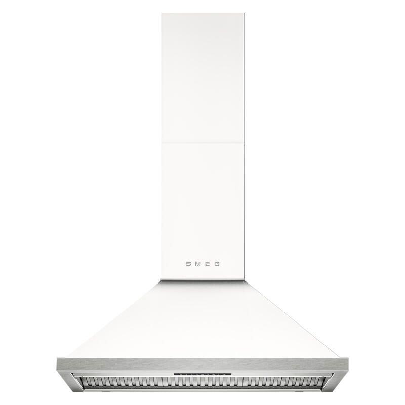 Smeg 90cm Portofino Canopy Rangehood - White