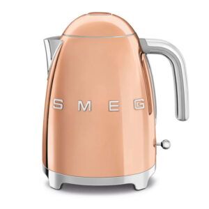 Smeg Retro Style 3D Logo Kettle Rose Gold 1.7L