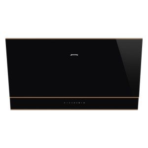 Smeg 90cm Decorative Wall Hood 3-Speed - Black