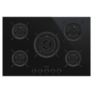 Smeg 75cm Dolce Stil Novo Cooktop - Black