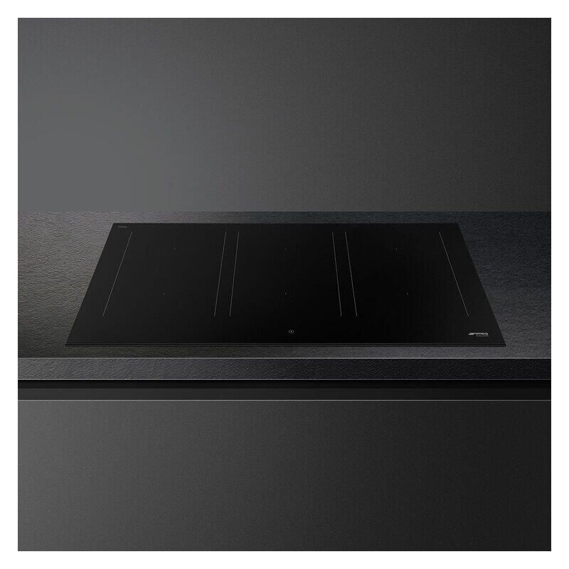Smeg 90cm Classic Induction Cooktop with Autovent 2.0 - Matte Black - Image 2