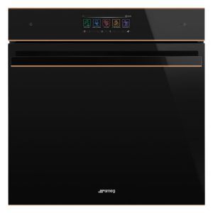 Smeg 60cm Dolce Stil Novo Steam100 Pro Oven - Black