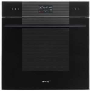 Smeg 60cm Pyrolytic Oven with Clock - Black