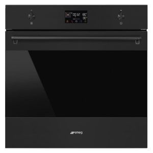 Smeg 60cm Classic Pyrolytic Evoscreen Built-In Oven - Matte Black