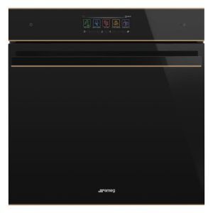 Smeg 60cm Dolce Stil Novo Pyrolytic Steam Oven - Black