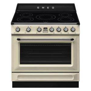 Smeg 90cm Victoria Cooker 5 9 Functions - Cream