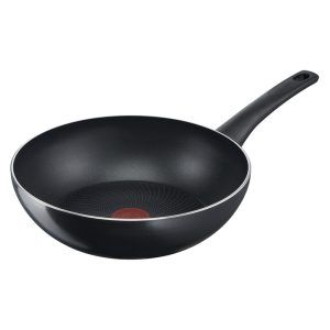 Tefal 28cm Generous Cook Induction Non-Stick Wok - Black