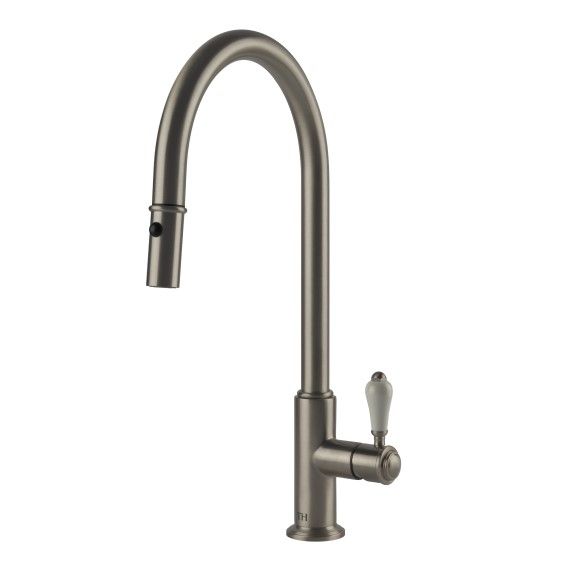 Turner Hastings Ludlow Pull Out Sink Mixer - Brushed Nickel