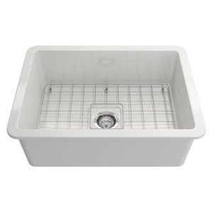 Turner Hastings 68x48 Cuisine Inset/Undermount Fireclay Sink with Overflow