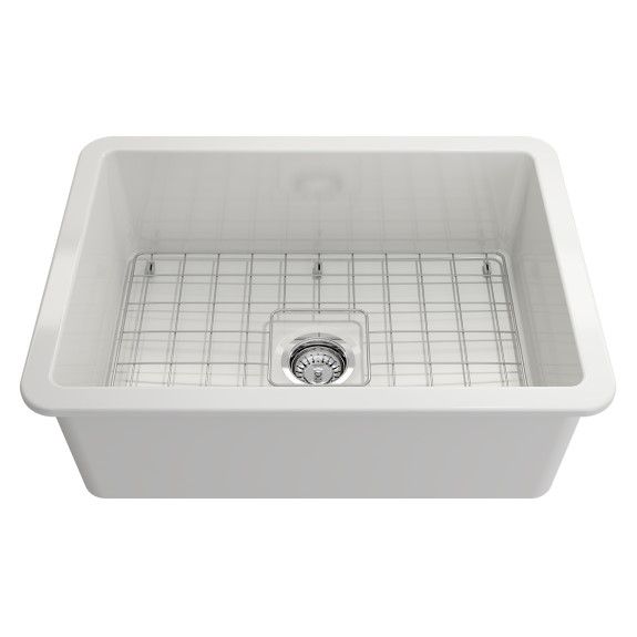 Turner Hastings 68x48 Cuisine Inset/Undermount Fireclay Sink with Overflow