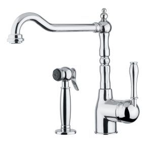 Armando Vicario Provincial Kitch Mixer W Side Spray Chrome