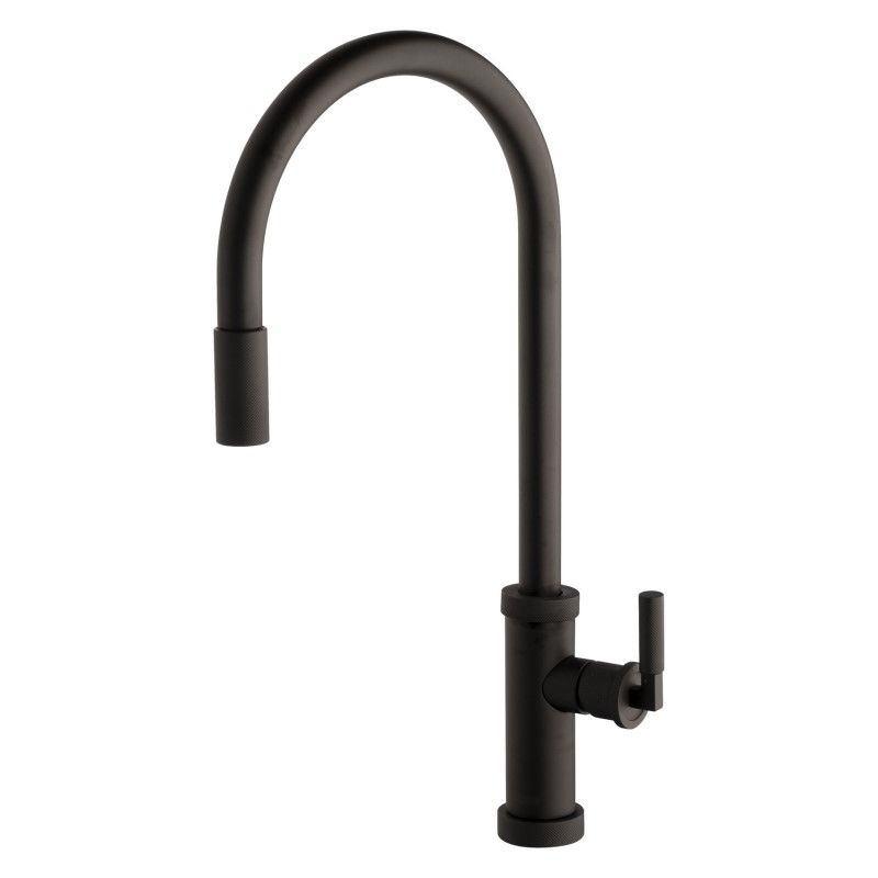 Armando Vicario Urban Pull Out Kitchen Mixer - Black