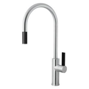 Armando Vicario Luz Gooseneck Pull-Out Mixer - Chrome