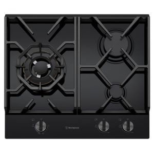 Westinghouse 60cm Gas Cooktop - Black Ceramic Glass