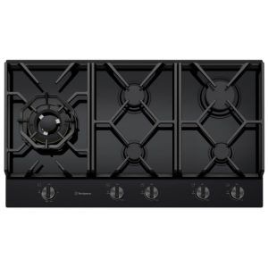 Westinghouse 90cm 5-Burner Gas Cooktop - Black Ceramic