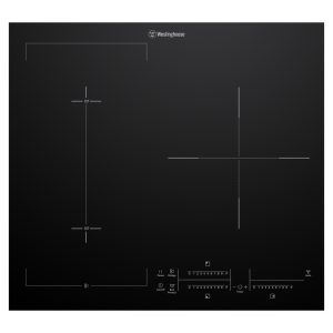 Westinghouse 3-Zone BoilProtect Induction Cooktop - Black