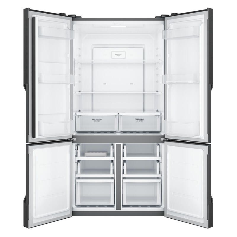 Westinghouse 564L Quad Door Fridge Freezer - Matte Charcoal Black - Image 2
