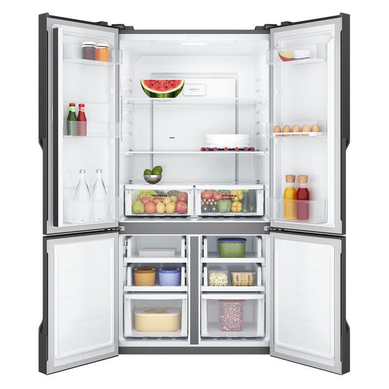 Westinghouse 564L Quad Door Fridge Freezer - Matte Charcoal Black - Image 3