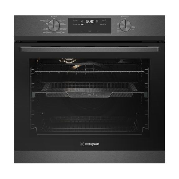 Westinghouse 60cm Multifunction Electric Oven - Dark Stainless Steel