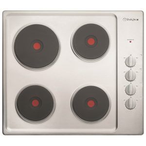 Westinghouse 60cm Electric Solid Cooktop - Stainless Steel