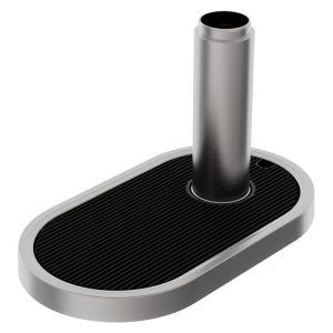 Zip Font Kit Raised - Brushed Gunmetal