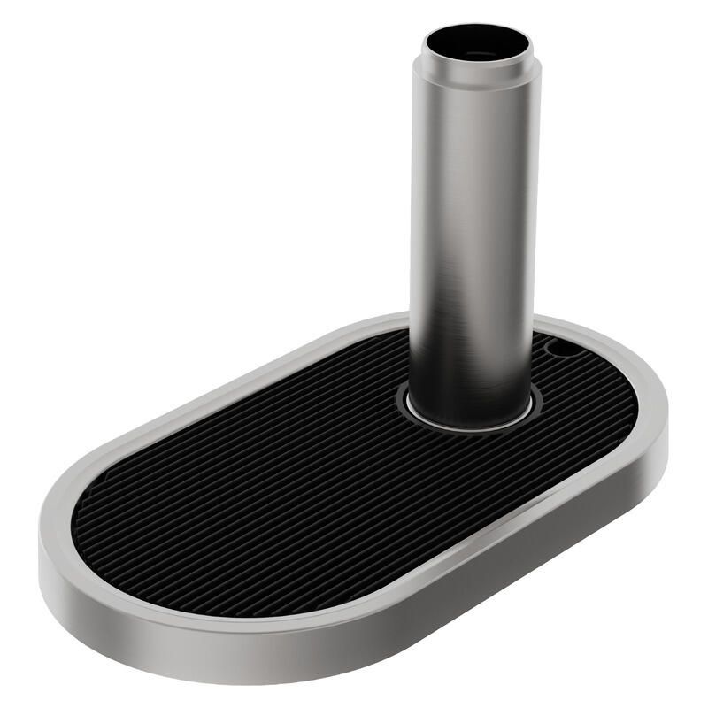 Zip Font Kit Raised - Brushed Gunmetal
